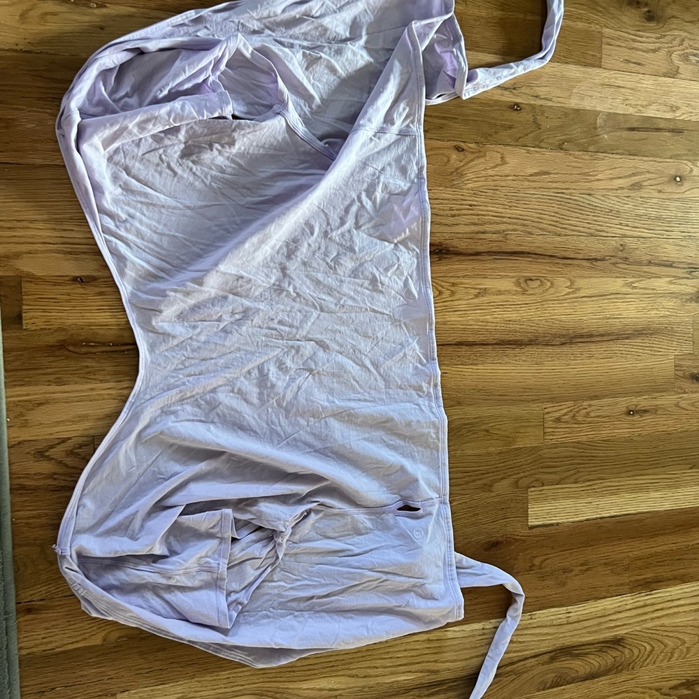 Lululemon purple wrap top size 8